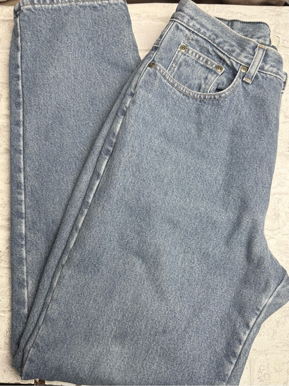 L.L.Bean Flannel Lined Mom Jeans Vintage 12 Tall EUC 💯 Cotton 😍